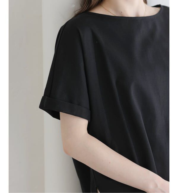  「《予約》【洗える】高機能カーブヘムプルオーバー」|Tシャツ・カットソー|