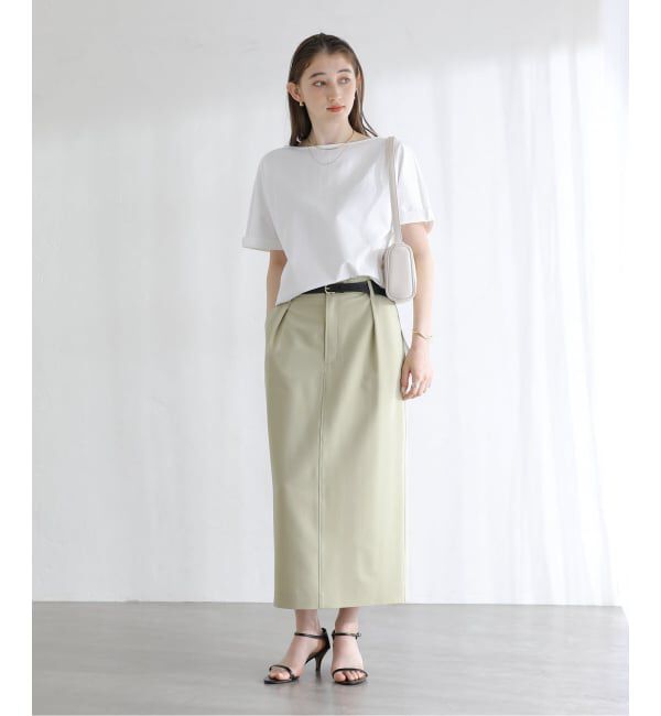  「《予約》【洗える】高機能カーブヘムプルオーバー」|Tシャツ・カットソー|