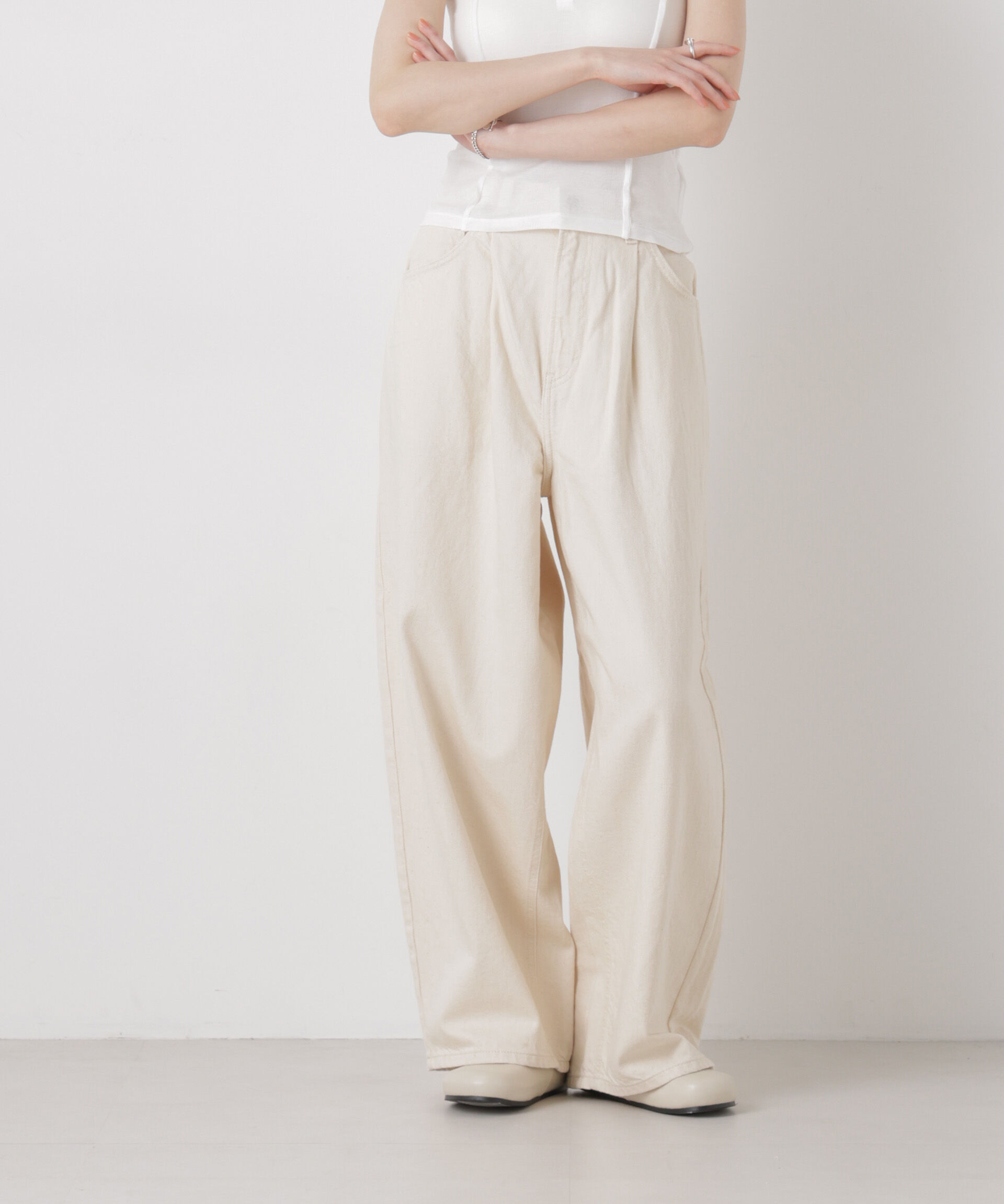 nano･universe「Lee/TUCK RIDERS PANTS」|チノ|