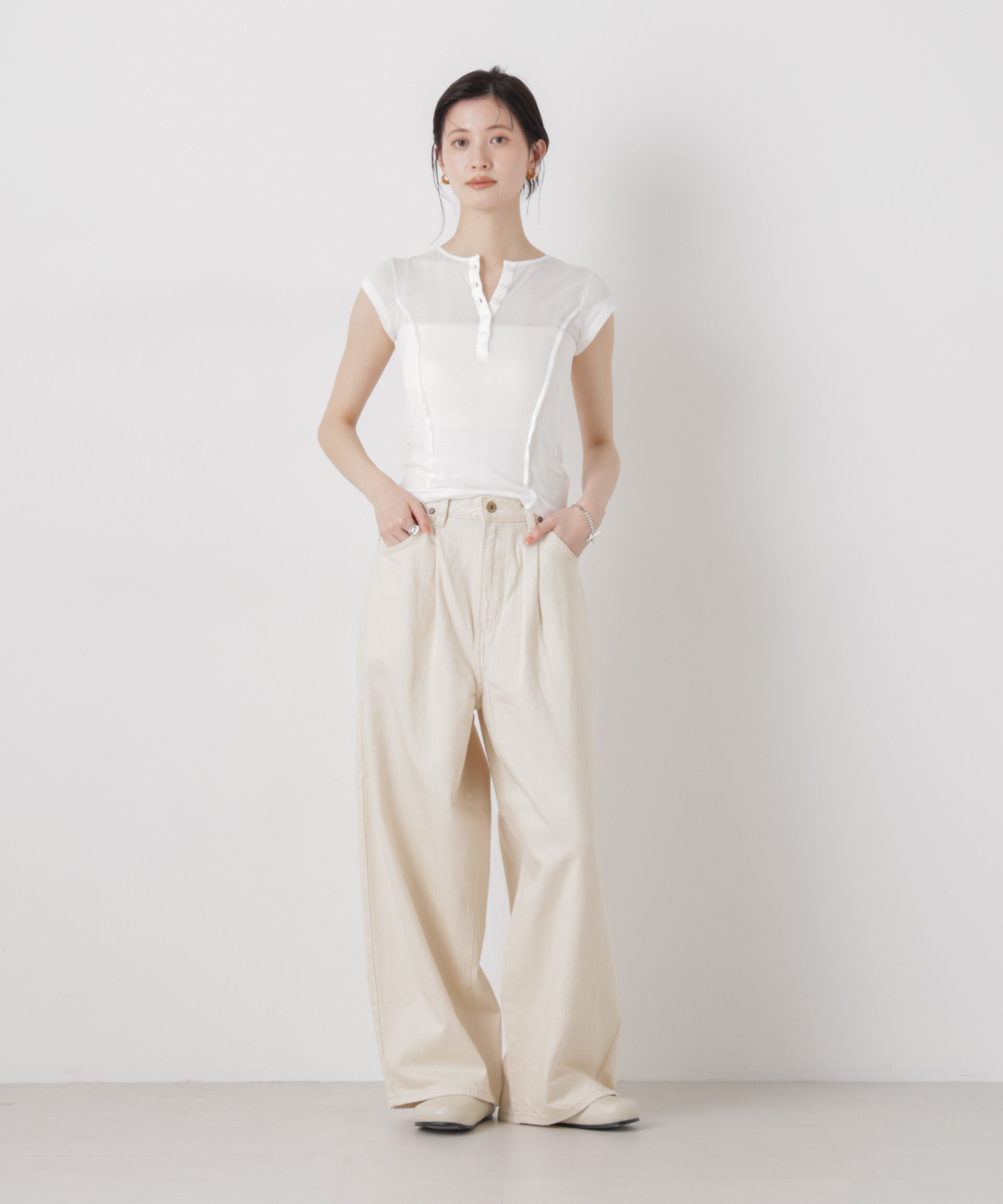 nano･universe「Lee/TUCK RIDERS PANTS」|チノ|
