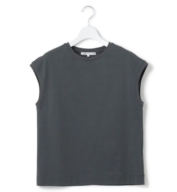 23区「【洗える】コンパクトヤーン フレンチスリーブ Tシャツ」|Tシャツ・カットソー|