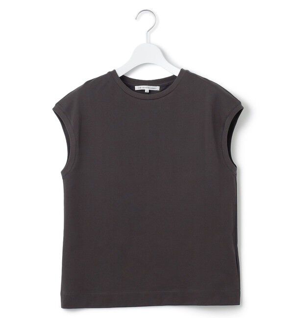 23区「【洗える】コンパクトヤーン フレンチスリーブ Tシャツ」|Tシャツ・カットソー|
