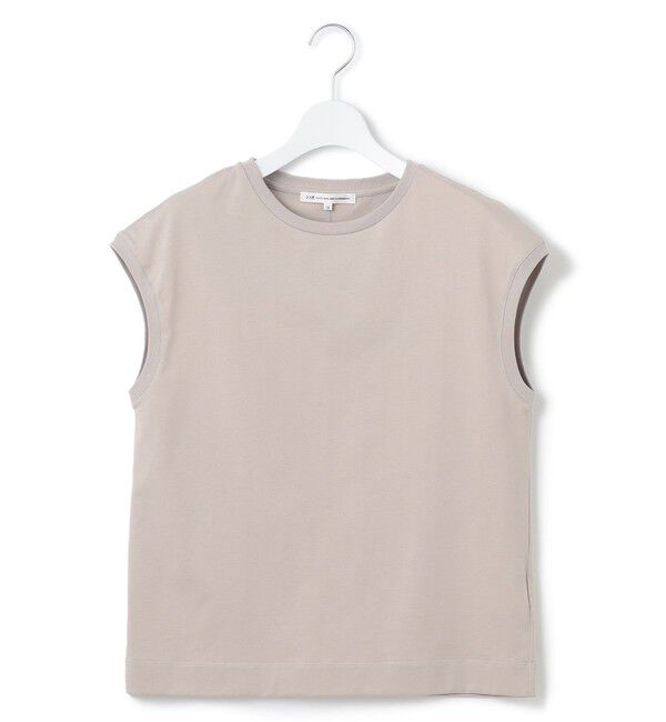 23区「【洗える】コンパクトヤーン フレンチスリーブ Tシャツ」|Tシャツ・カットソー|