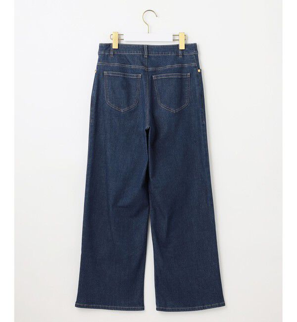 ANY SIS「【洗える】セミワイド デニムパンツ」|デニム|