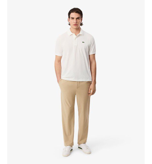 LACOSTE「4WAYストレッチ撥水チノパンツ」|チノ|