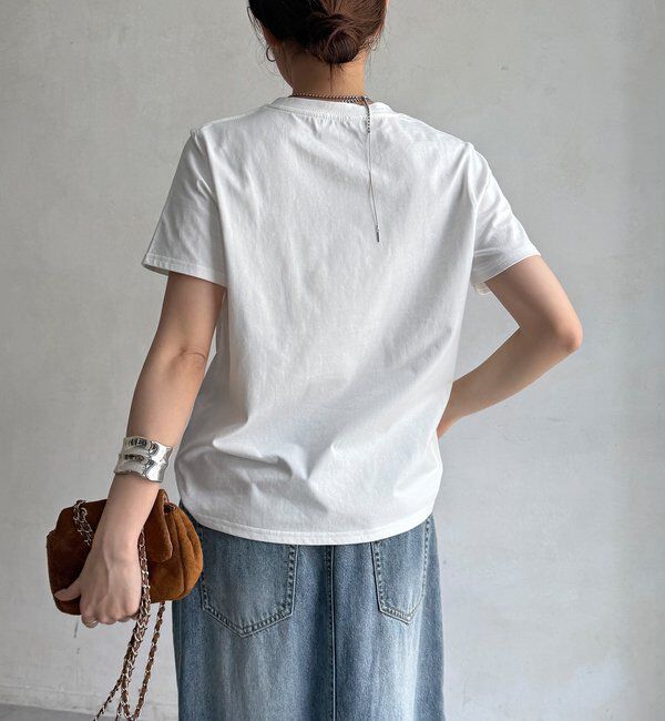  「【WEB限定】シルバープリントTEE」|Tシャツ・カットソー|