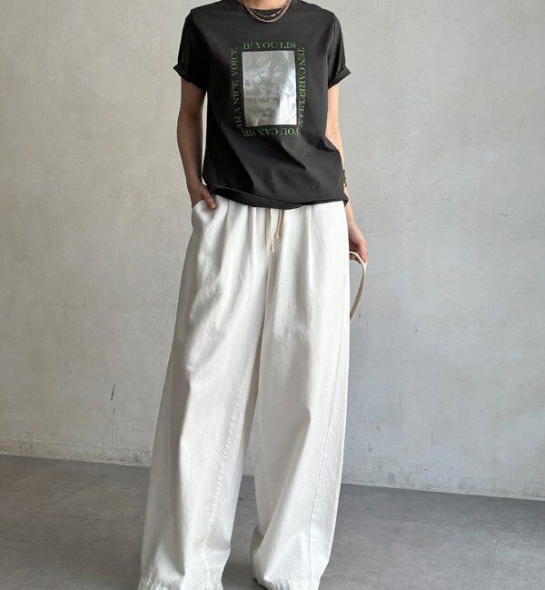  「【WEB限定】シルバープリントTEE」|Tシャツ・カットソー|