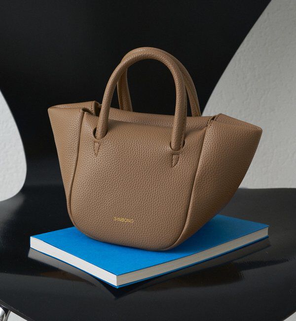  「【SINBONO】Ruched Hobo Handle Crossbody 」|トートバッグ|グレー