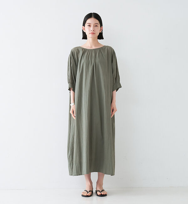 collex「コットンボイルバックスリットワンピース」|ワンピース|