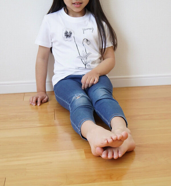 qualite「【限定】0501PansyTシャツ kids」|Tシャツ・カットソー|