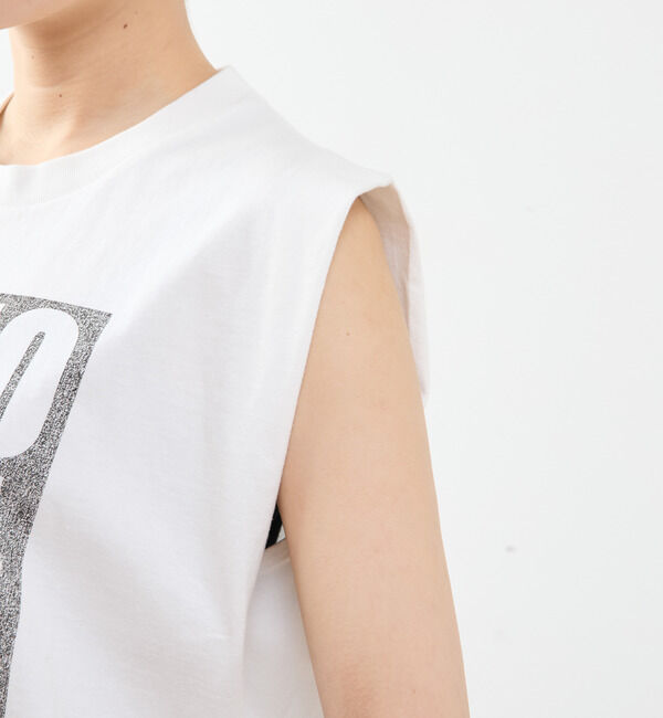 SOFFITTO「ピグメントノースリーブTシャツ」|Tシャツ・カットソー|
