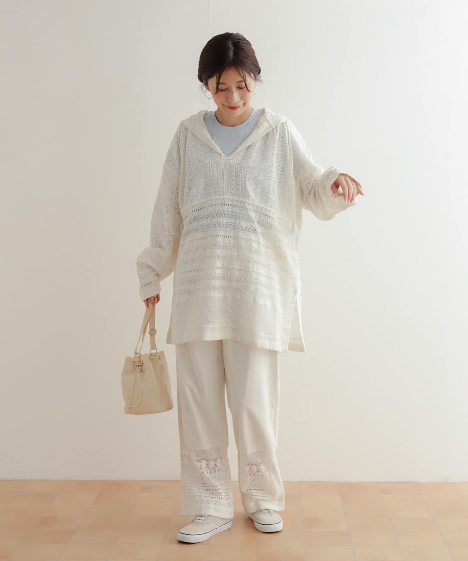 URBAN RESEARCH DOORS「コットンレースフーディープルオーバー」|その他|