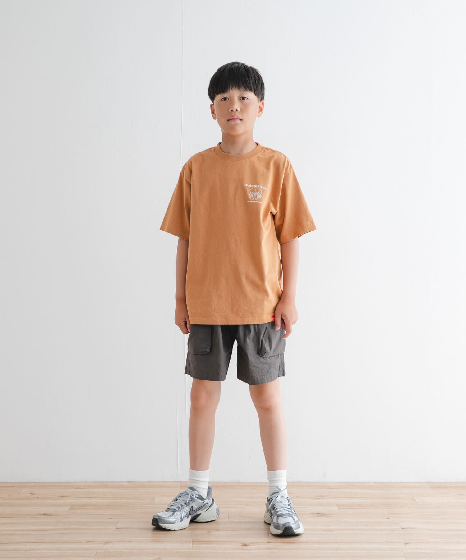 URBAN RESEARCH DOORS「『親子リンク/別注』MANHATTAN PORTAGE&times;DOORS　1ポイントプリントT(KIDS)」|その他|