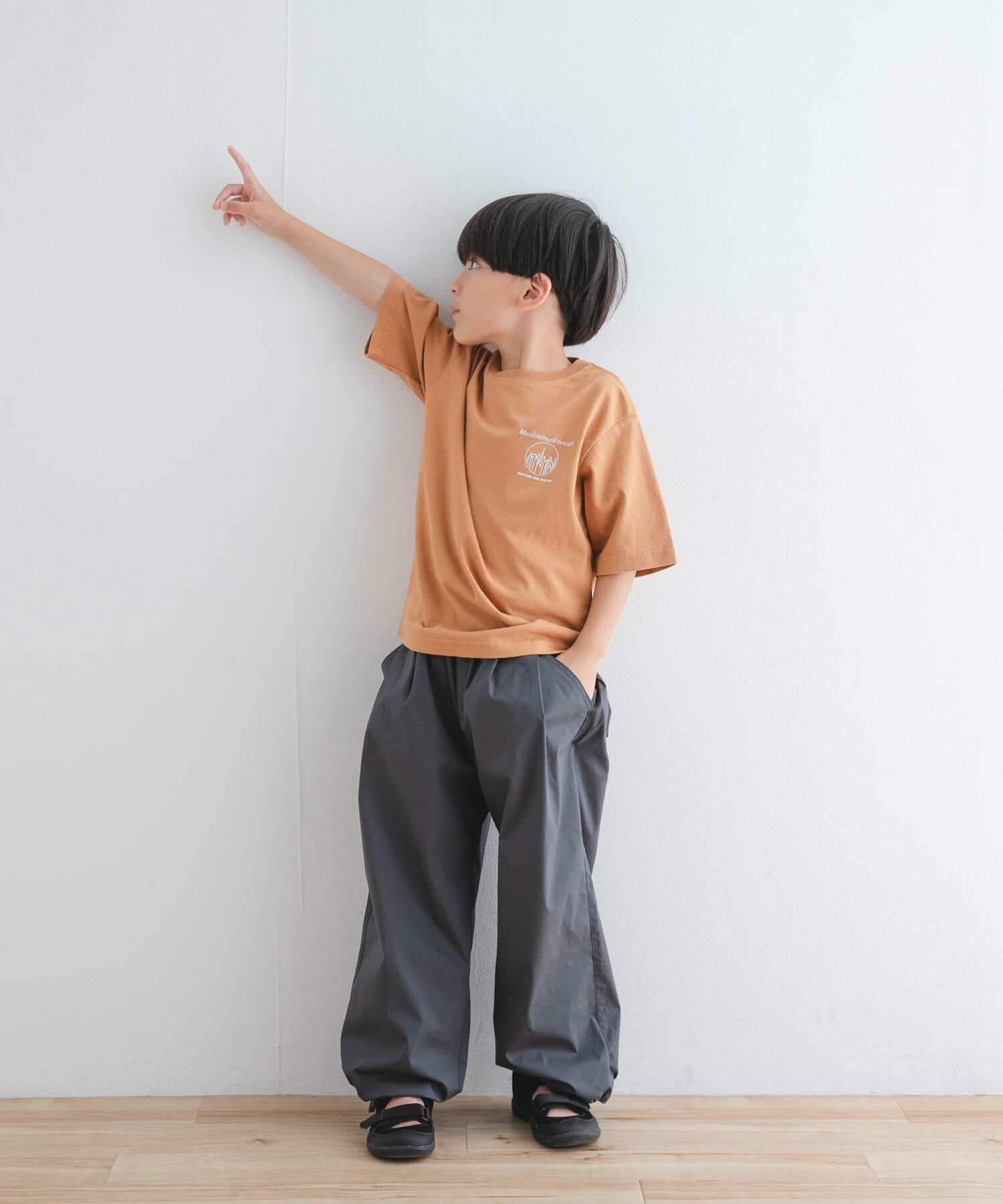 URBAN RESEARCH DOORS「『親子リンク/別注』MANHATTAN PORTAGE&times;DOORS　1ポイントプリントT(KIDS)」|その他|