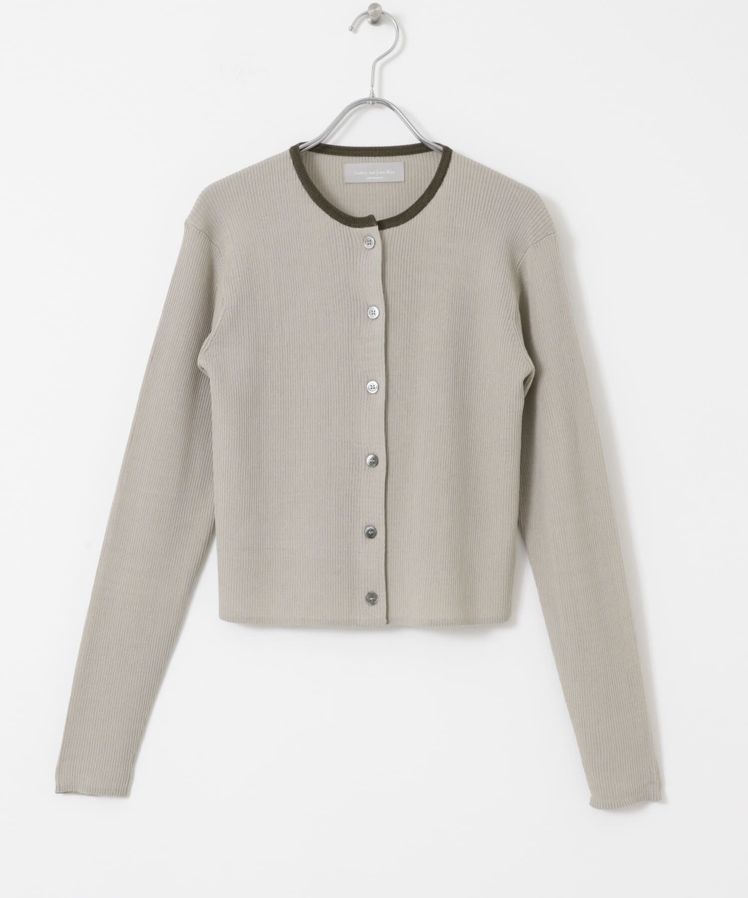 URBAN RESEARCH DOORS「『別注』Audrey and John Wad&times;DOORS　バイカラーカーディガン」|カーディガン|