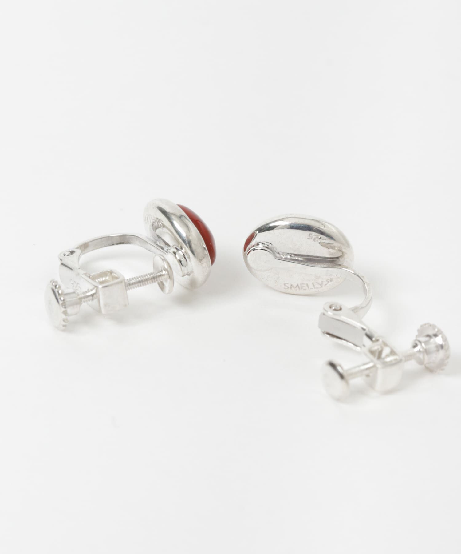 SMELLY「SMELLY so&rsquo;　carnelian oval earring」|イヤリング|