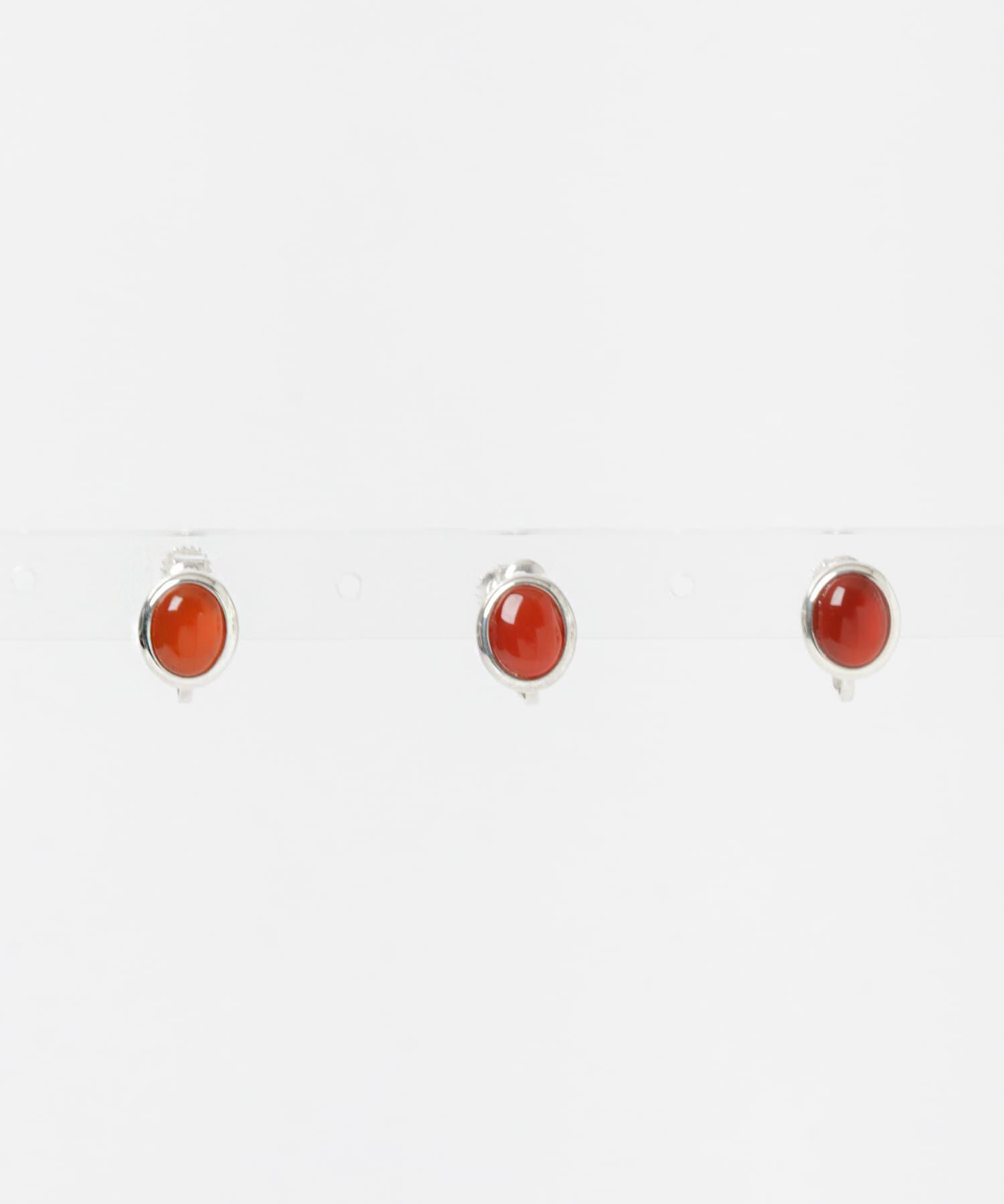SMELLY「SMELLY so&rsquo;　carnelian oval earring」|イヤリング|