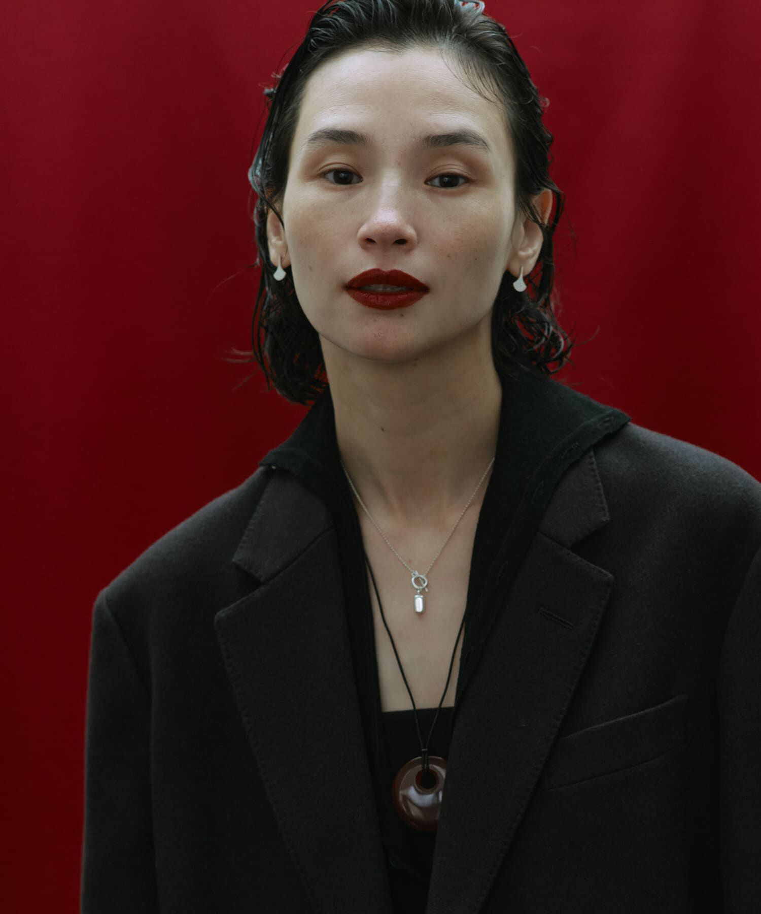 SMELLY「SMELLY so　fan shape pierce」|ピアス|