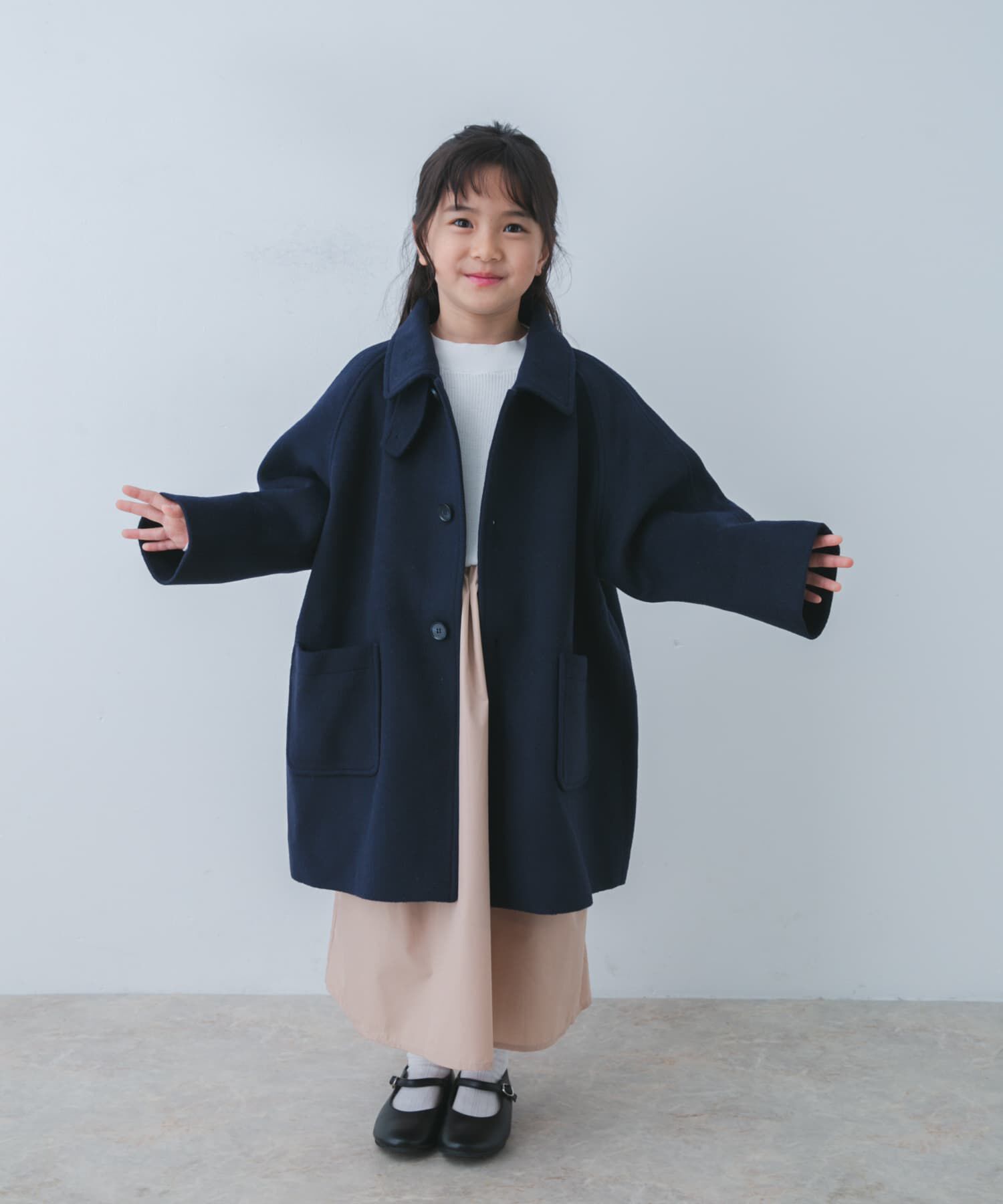 URBAN RESEARCH DOORS「ステンカラーウール混コート(KIDS)」|その他|