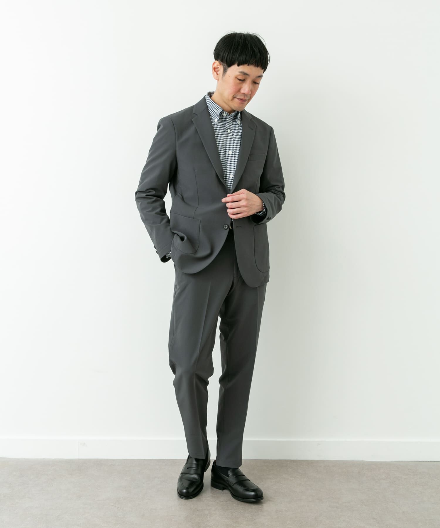 URBAN RESEARCH DOORS「LIFE STYLE TAILOR　4WAYストレッチコンフォータブルパンツ」|スラックス|