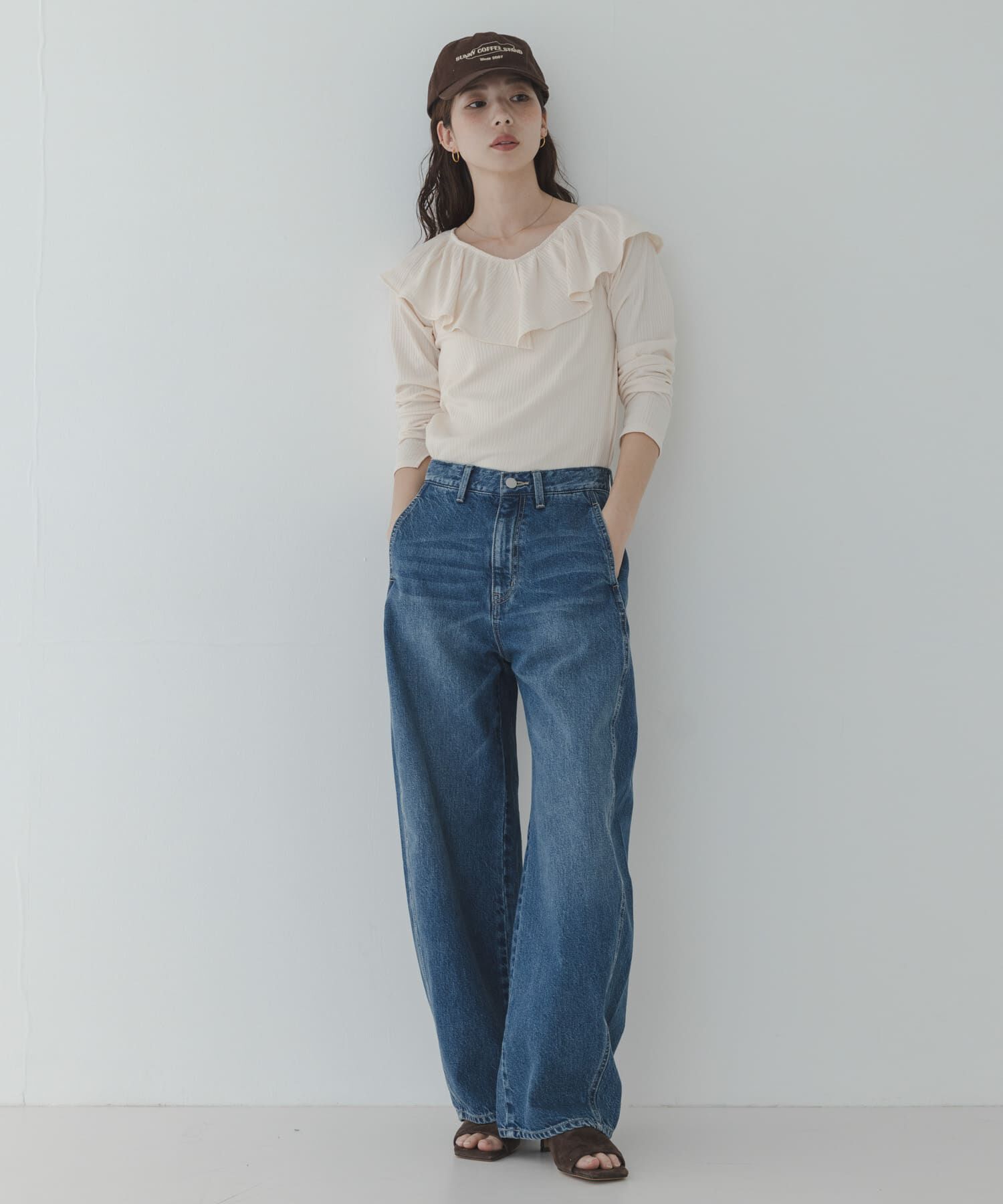 Sonny Label 「『WEB限定』フリルカラーテレコプルオーバー」|Tシャツ・カットソー|