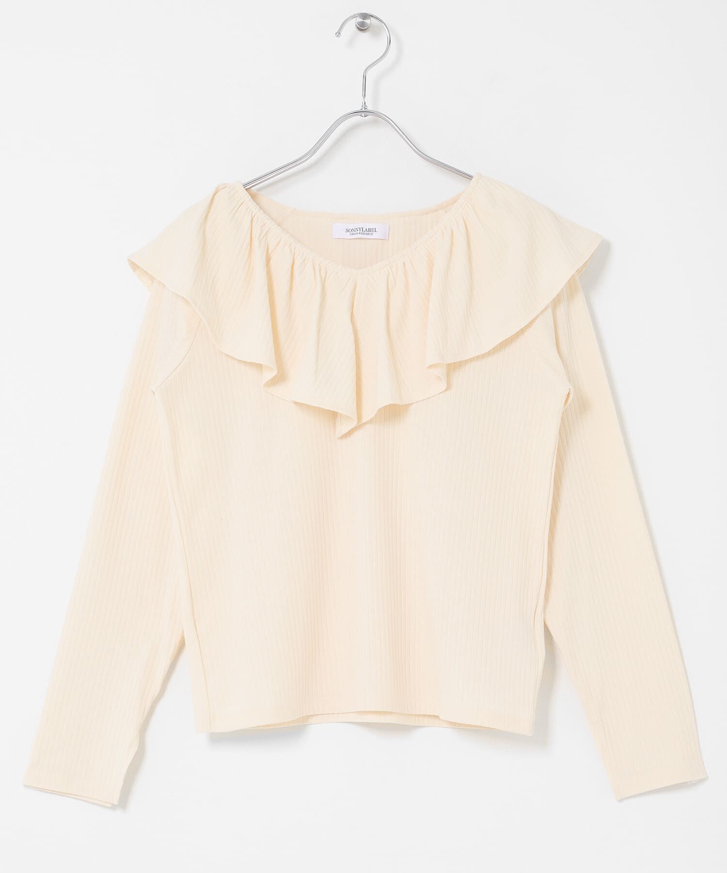 Sonny Label 「『WEB限定』フリルカラーテレコプルオーバー」|Tシャツ・カットソー|