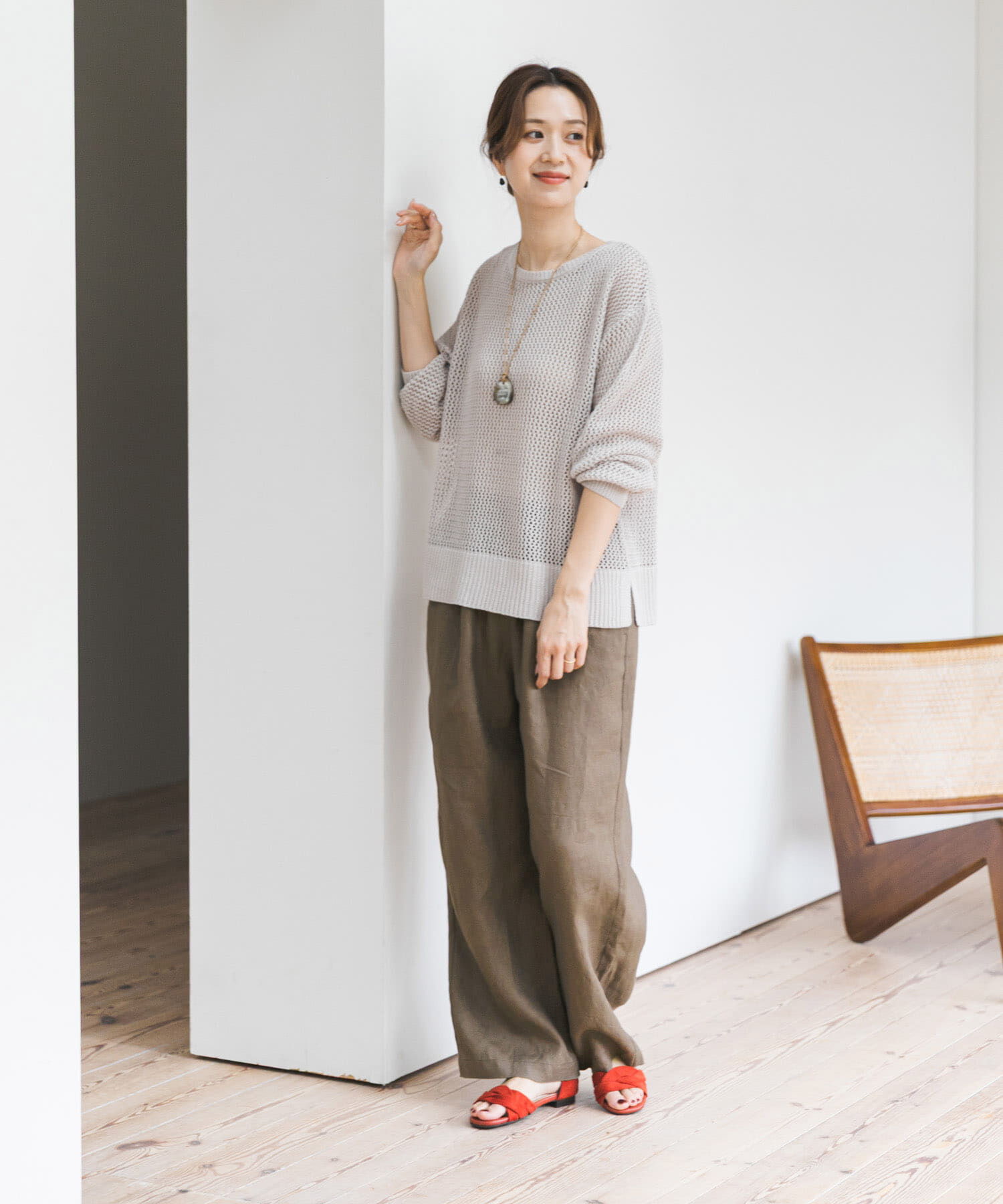 URBAN RESEARCH DOORS「リネンイージーパンツ」|その他|