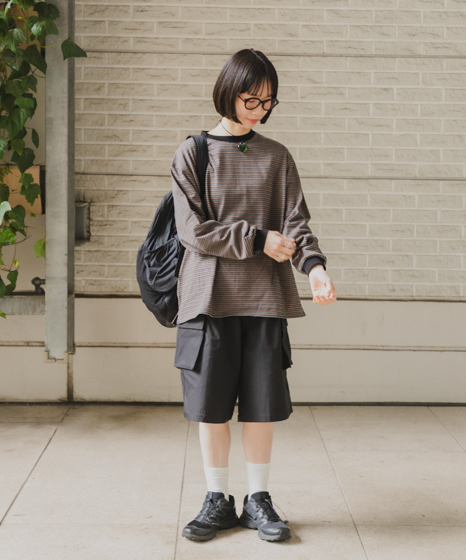 URBAN RESEARCH DOORS「『スタッフ企画』マルチボーダーロングTシャツ」|Tシャツ・カットソー|