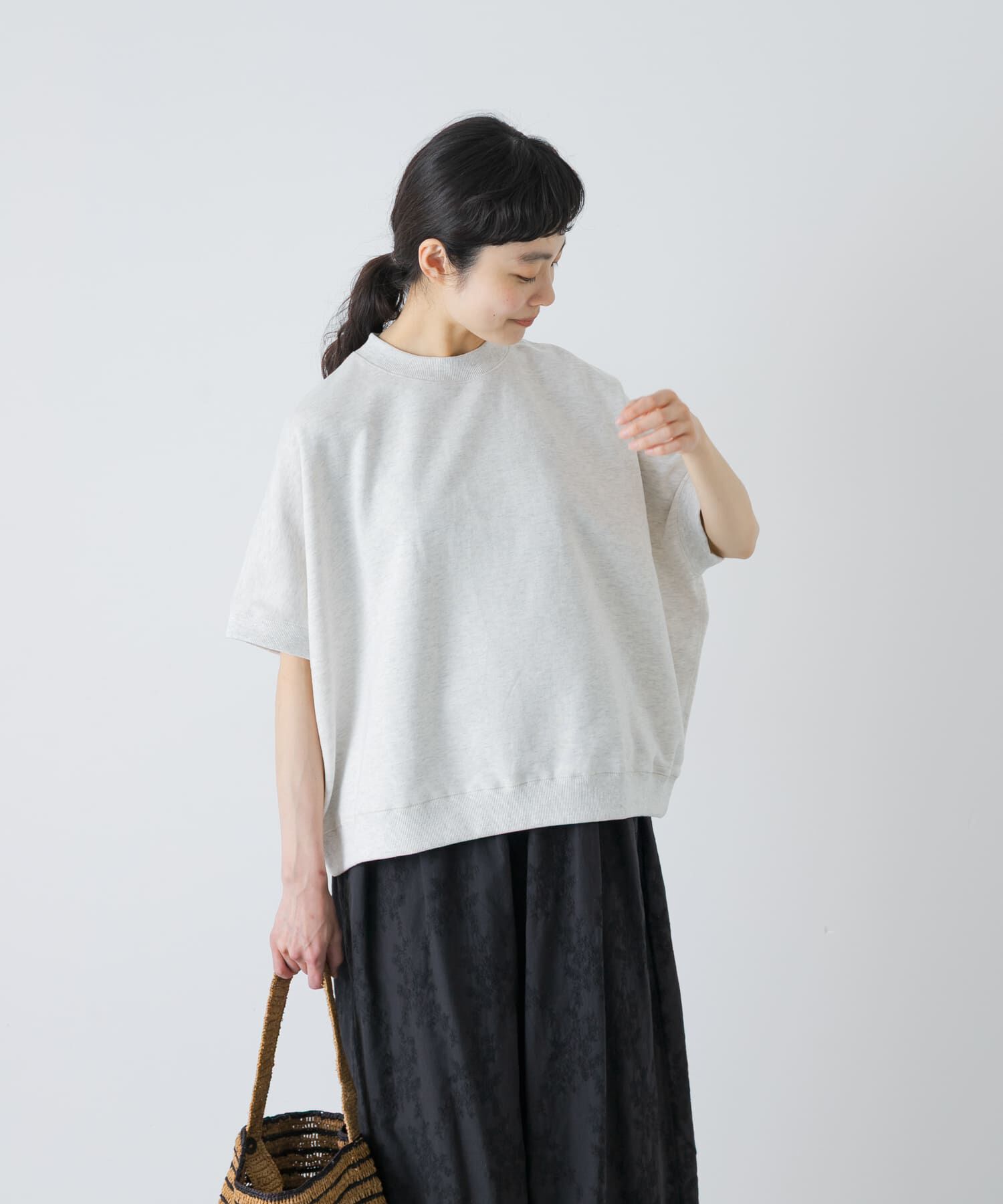 かぐれ「ワイド裏毛プルオーバー」|Tシャツ・カットソー|