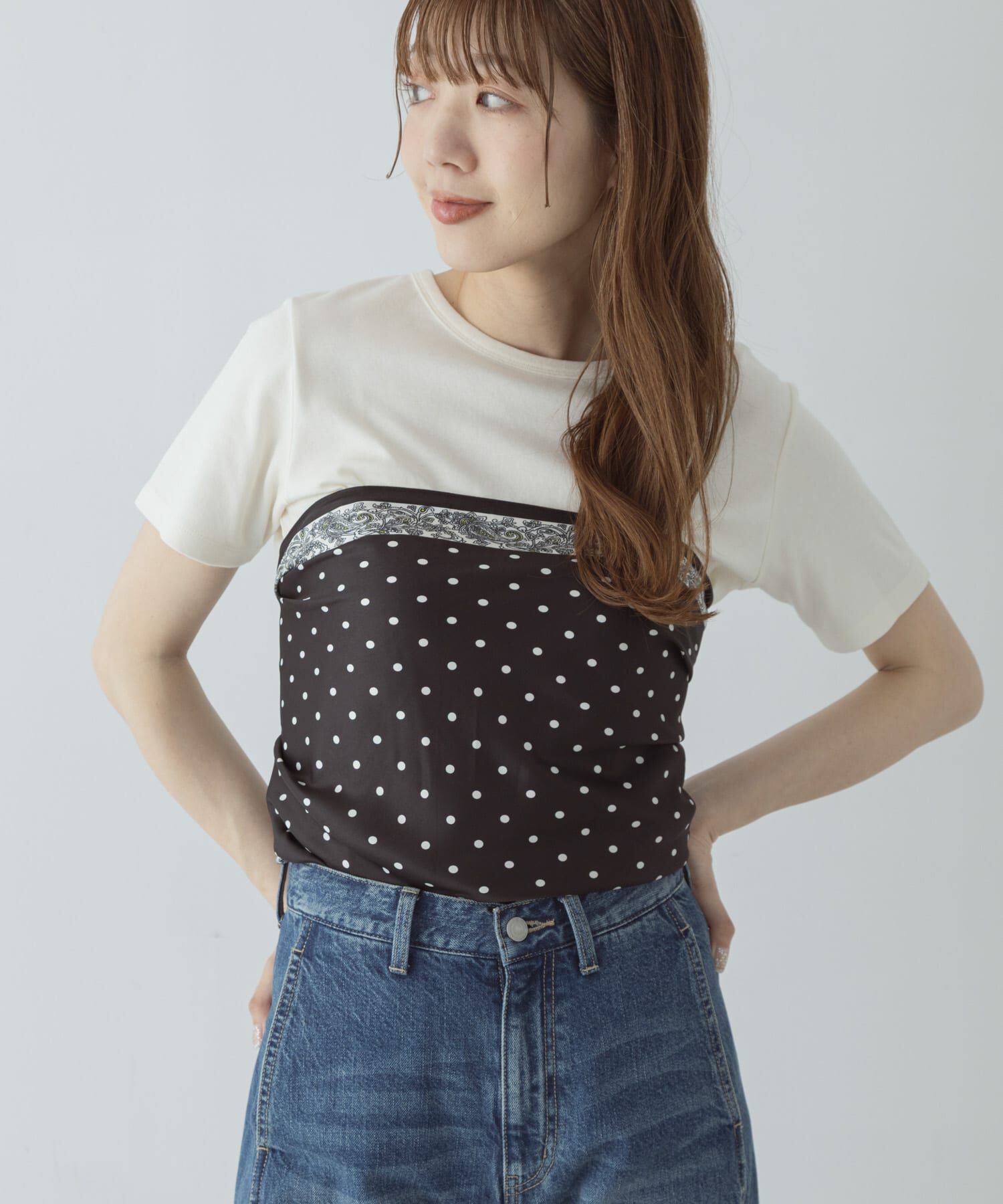 Sonny Label 「ドットサンカクスカーフ」|バンダナ・スカーフ|