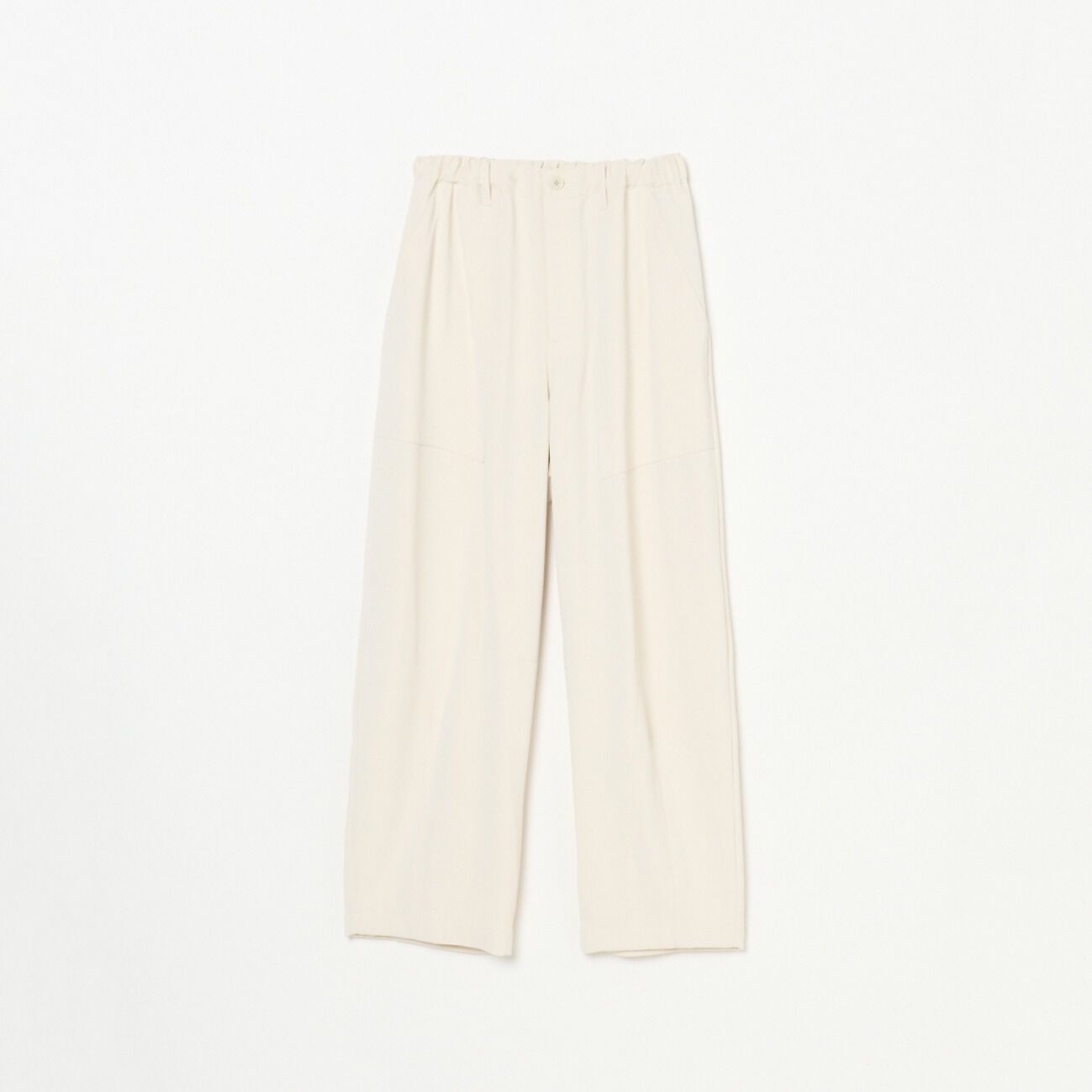 HELIOPOLE「HELIOPOLE DRAPE TWILL MILITARY PANTS」|チノ|アイボリー