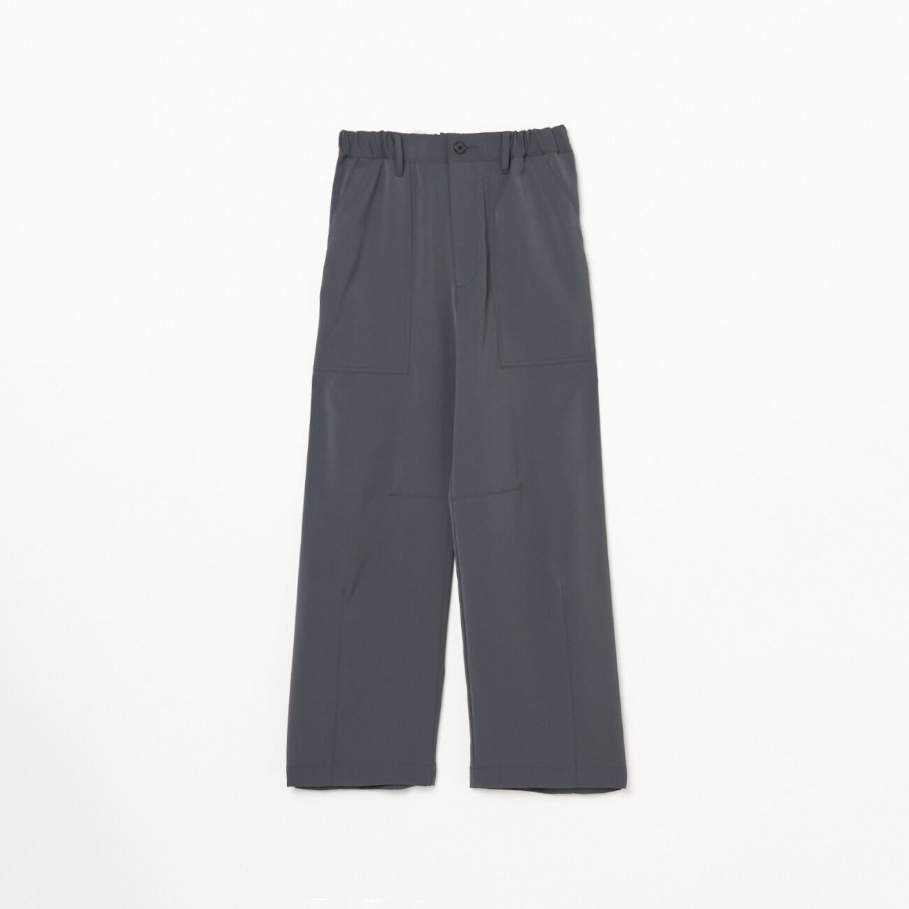 HELIOPOLE「HELIOPOLE DRAPE TWILL MILITARY PANTS」|チノ|ミディアムグレー