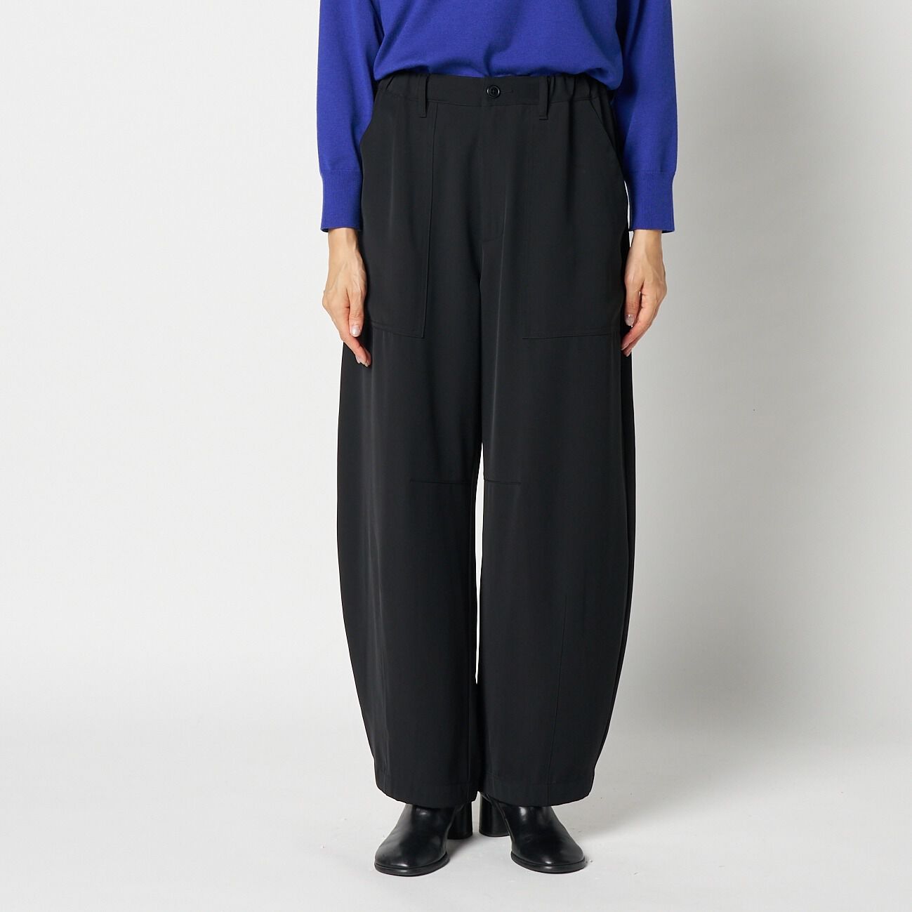 HELIOPOLE「HELIOPOLE DRAPE TWILL MILITARY PANTS」|チノ|