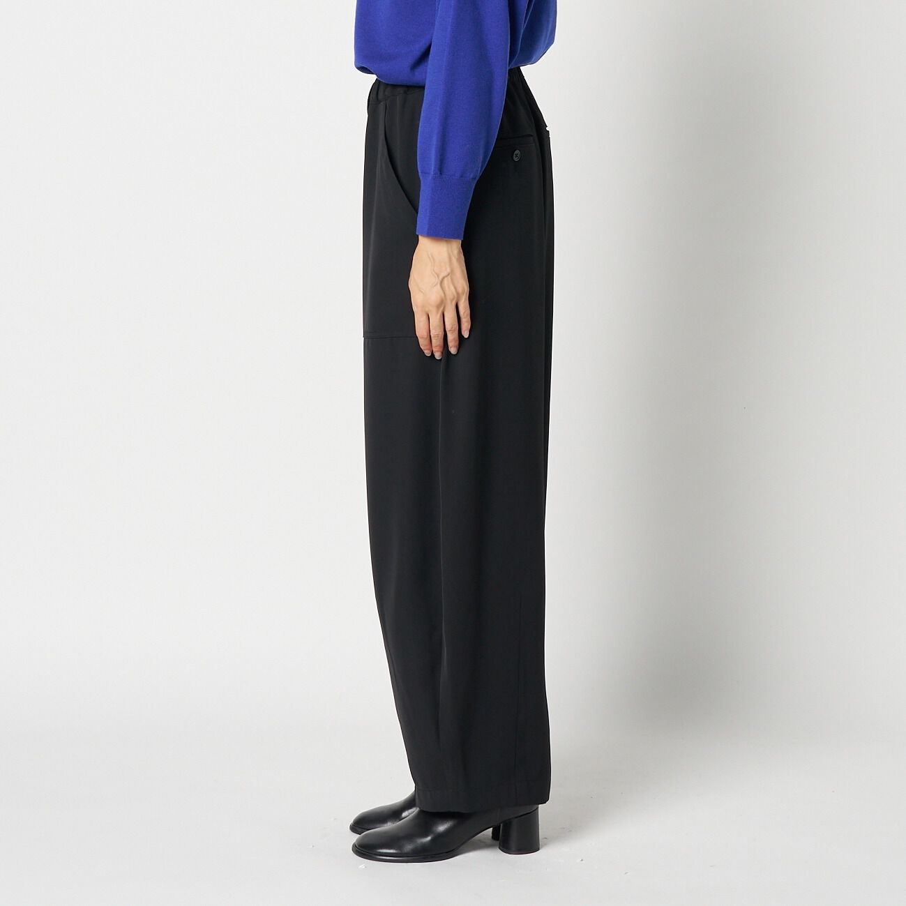 HELIOPOLE「HELIOPOLE DRAPE TWILL MILITARY PANTS」|チノ|