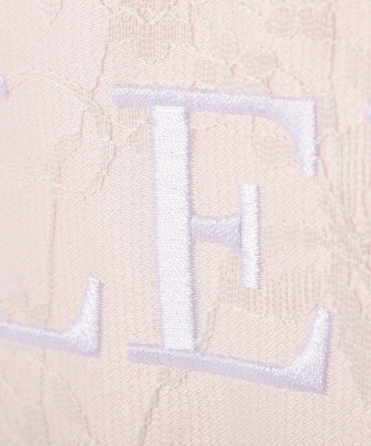 Maison de FLEUR「リボンレースブランドロゴ刺繍スクエアトート」|トートバッグ|