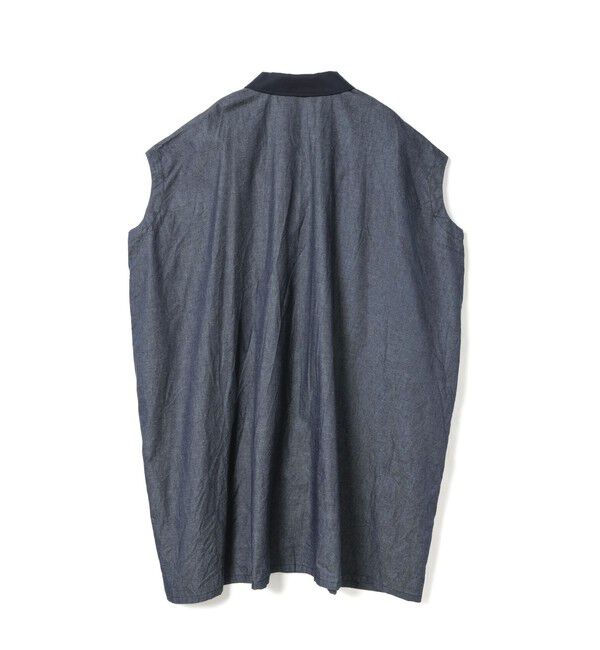 mizuiro ind「mizuiro ind ワイドデニムシャツワンピース」|ワンピース|
