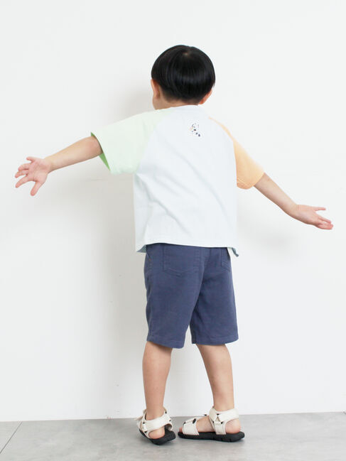 Samansa Mos2 Lagom「【ブルーイ】配色ラグランプリントTシャツ」|Tシャツ・カットソー|