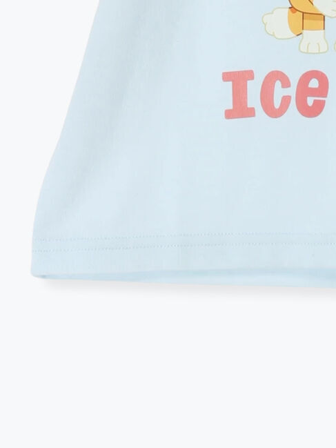 Samansa Mos2 Lagom「【ブルーイ】配色ラグランプリントTシャツ」|Tシャツ・カットソー|