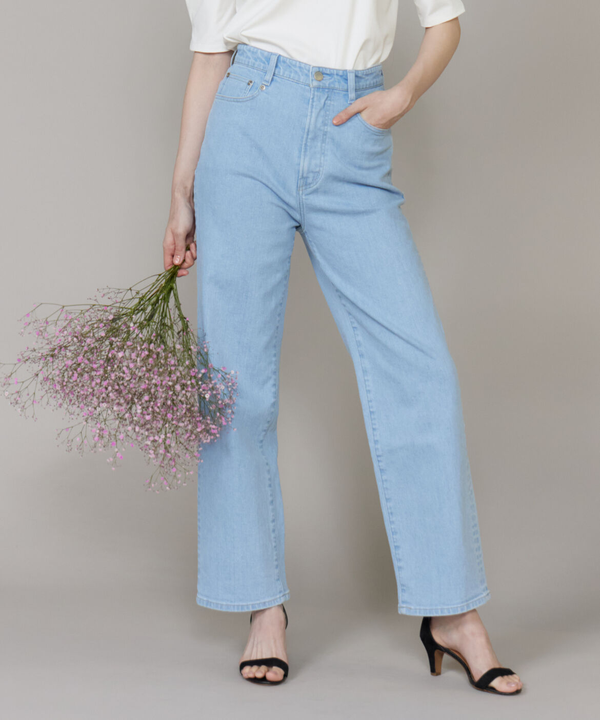Maglie le cassetto「《大きいサイズ》ハートステッチカーヴィーラインジーンズ《Maglie Jeans》」|その他|