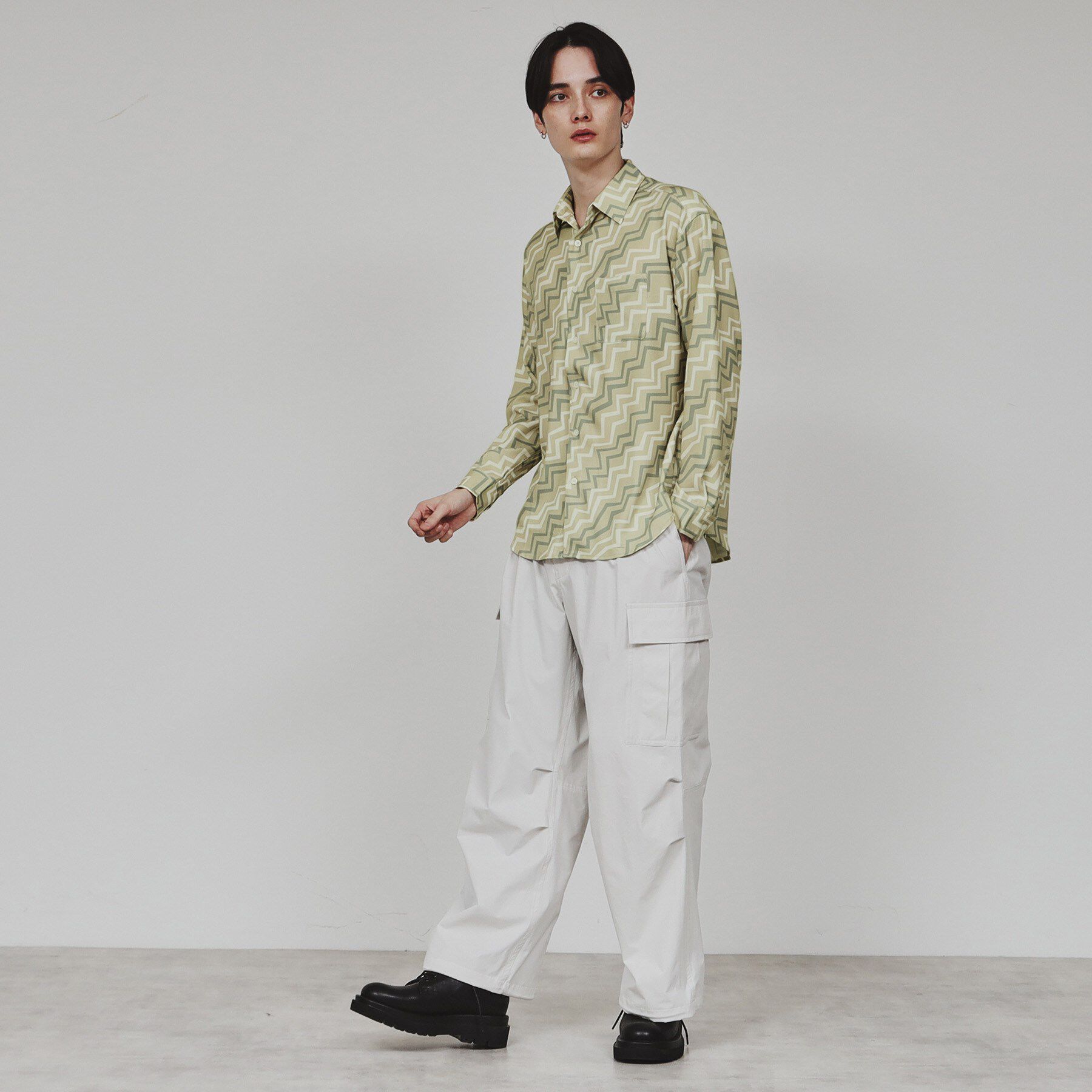 tk.TAKEO KIKUCHI「幾何学柄シャツ」|シャツ・ブラウス|