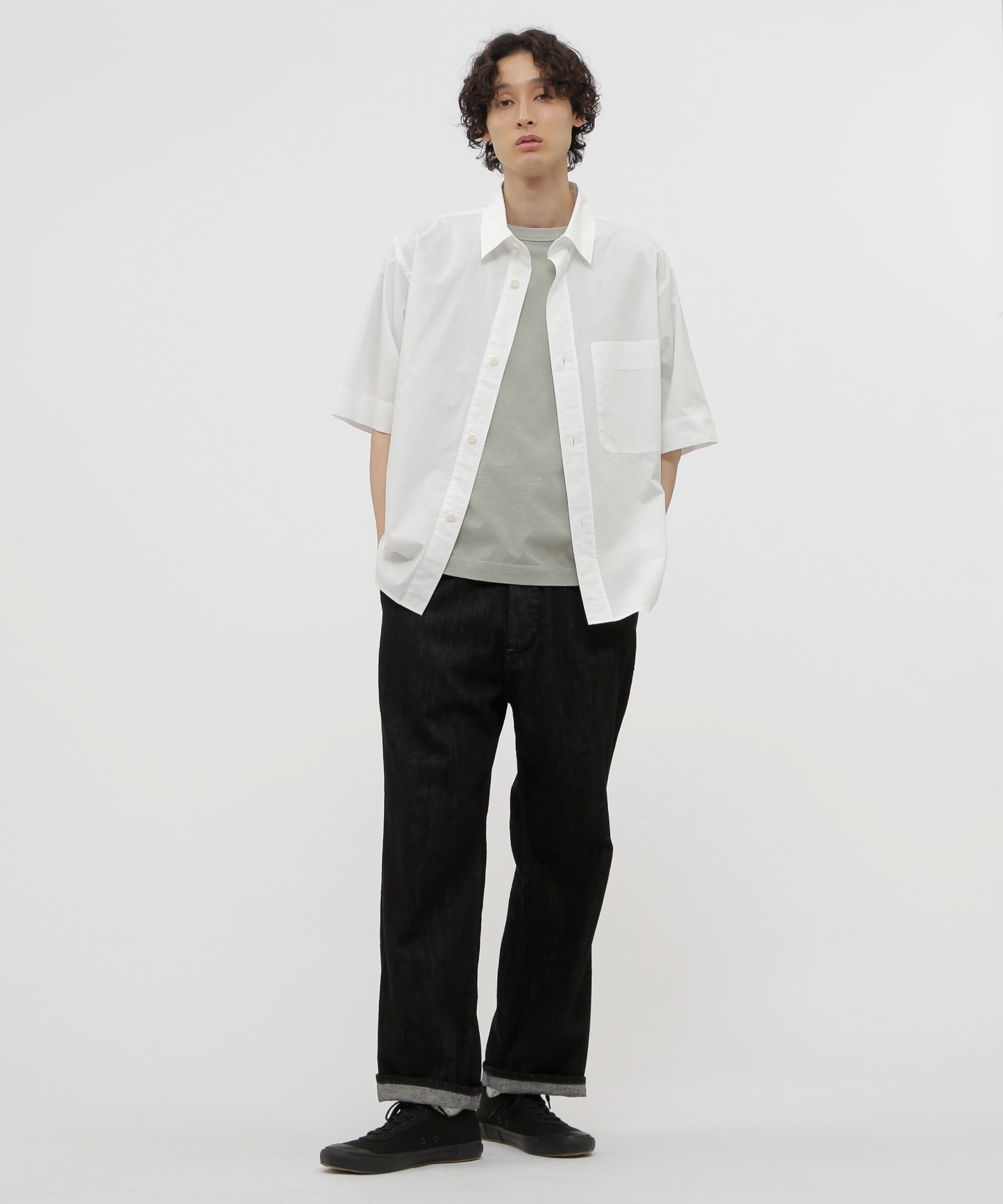 MHL.「FADED PRINTED COTTON JERSEY」|Tシャツ・カットソー|