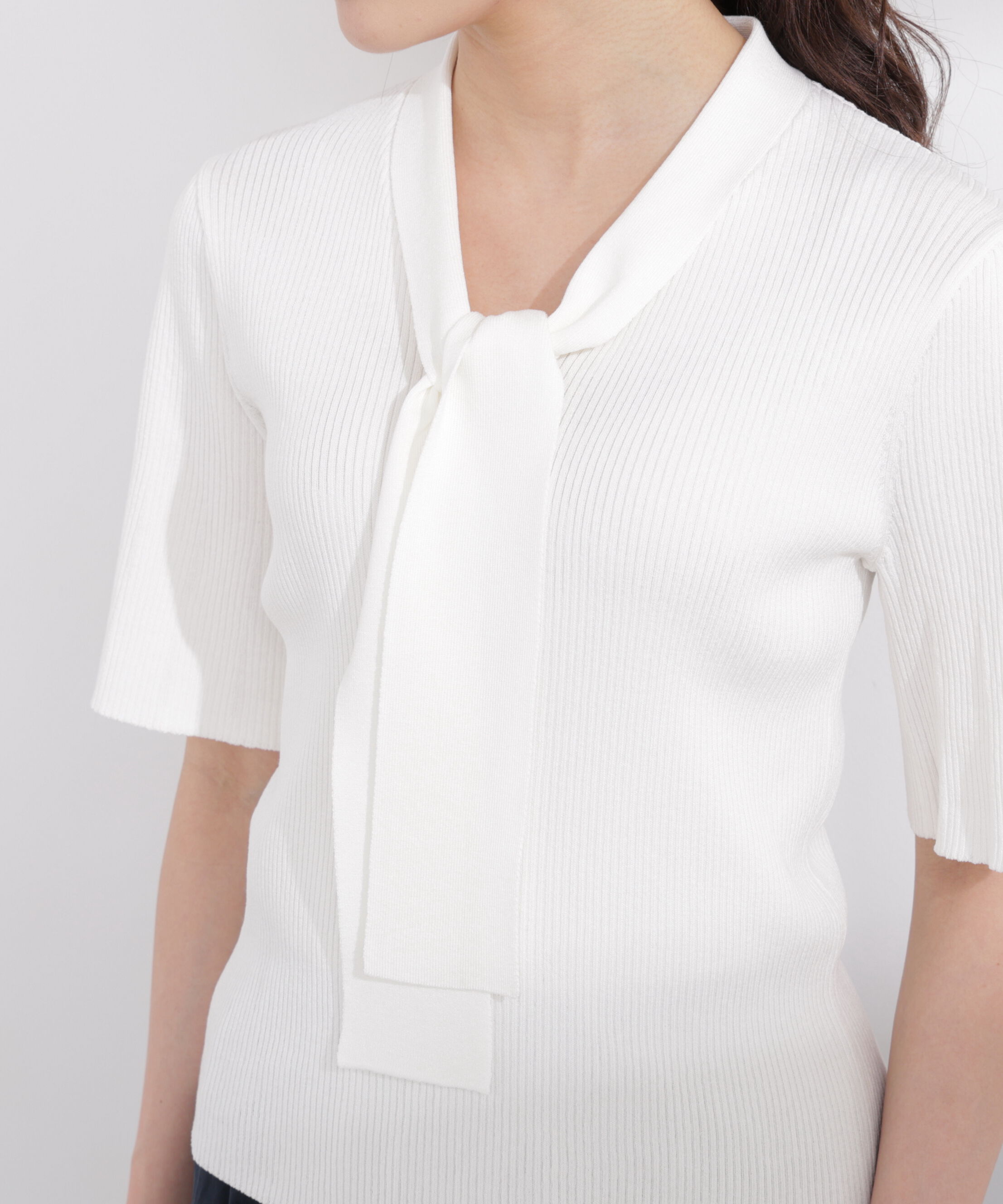 PROPORTION BODY DRESSING「3wayタイ付きニット 26SS」|ニット・セーター|