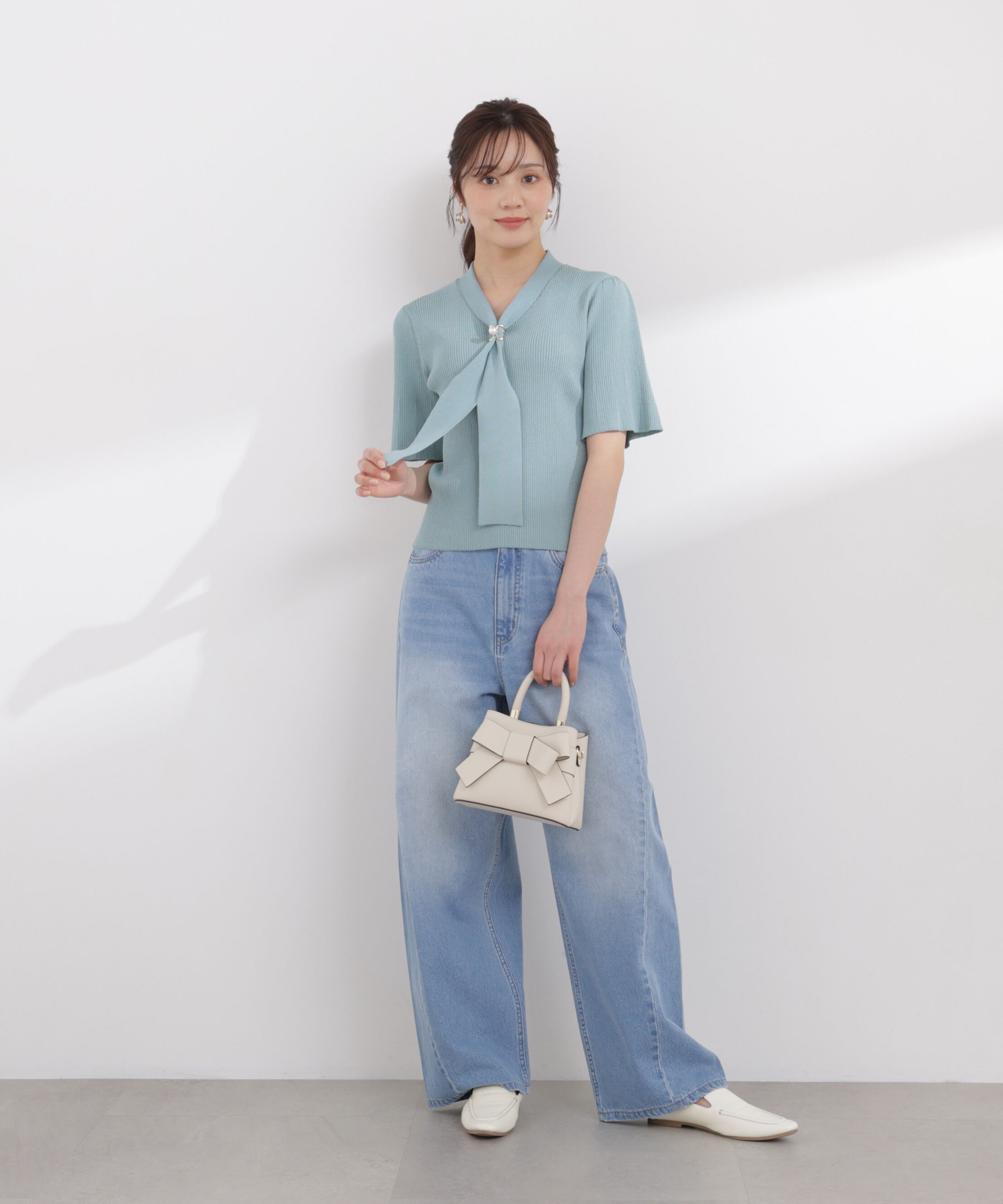 PROPORTION BODY DRESSING「3wayタイ付きニット 26SS」|ニット・セーター|