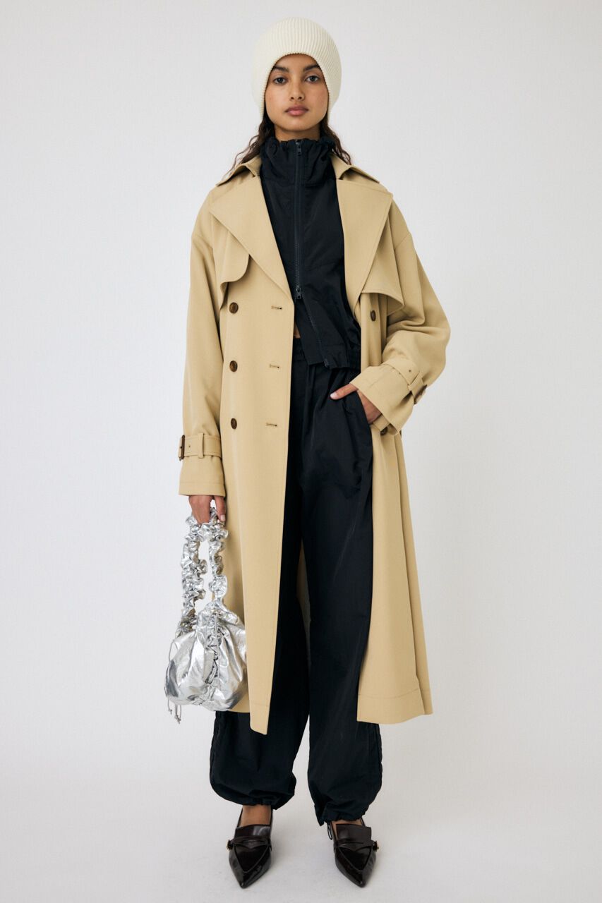 MOUSSY「LOOSE DRAPE トレンチコート」|その他|BEG
