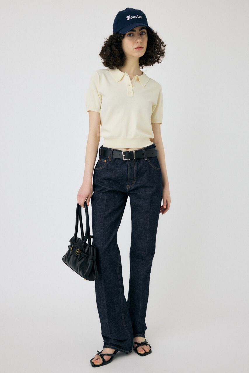 MOUSSY「BASIC KNIT ポロ」|ニット・セーター|