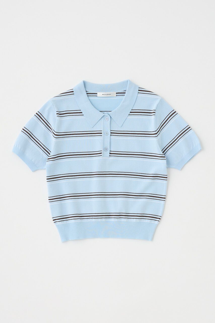 MOUSSY「BASIC KNIT ポロ」|ニット・セーター|