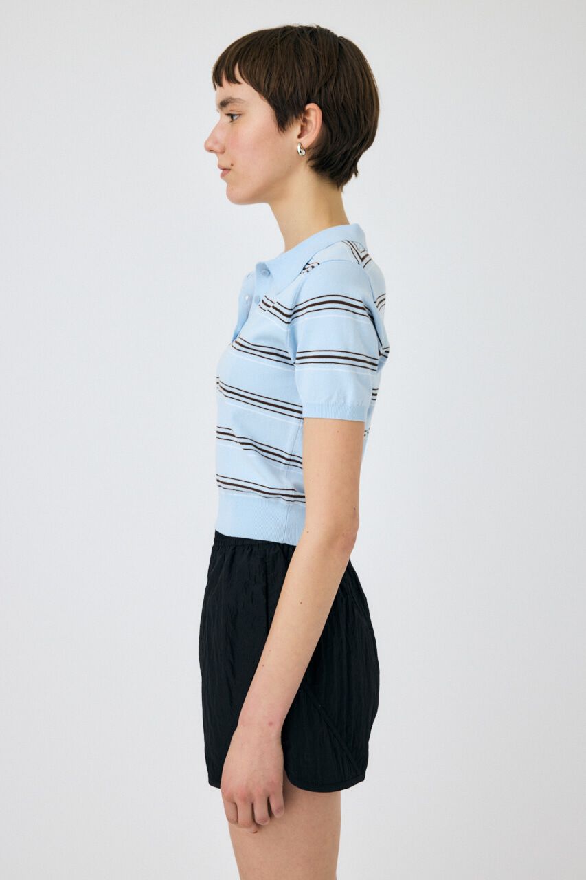 MOUSSY「BASIC KNIT ポロ」|ニット・セーター|
