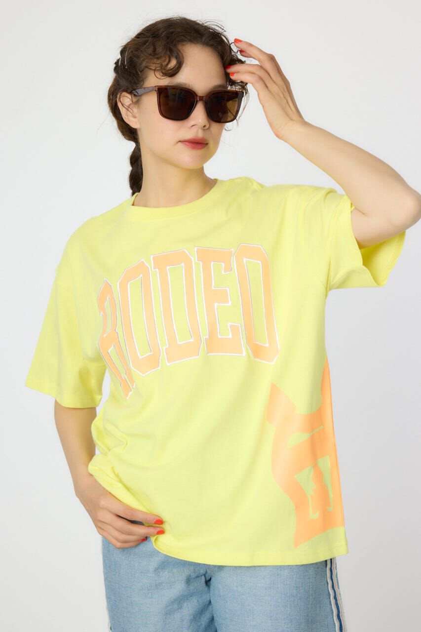 RODEO CROWNS「ネオンロゴTシャツ」|Tシャツ・カットソー|L/YEL1
