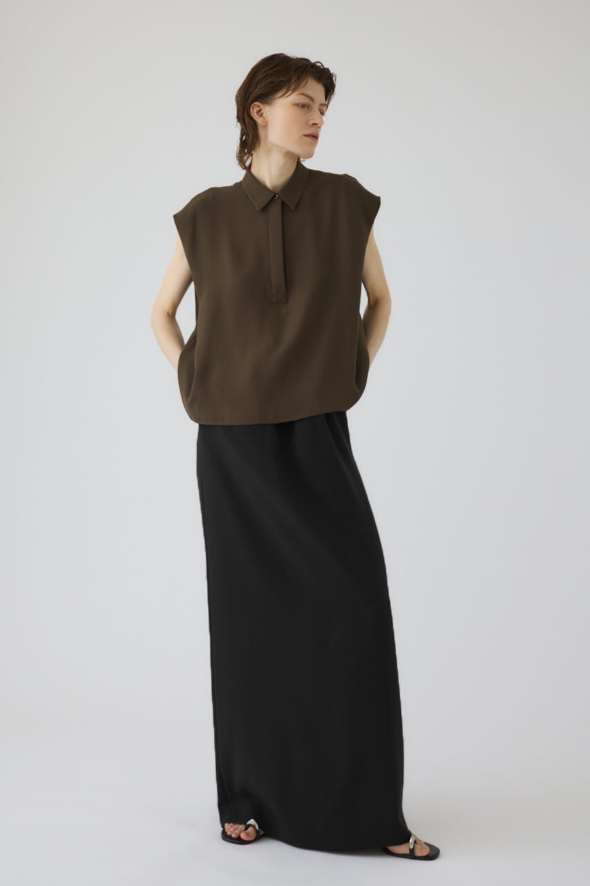 RIM.ARK 「Side slit maxi SK」|スカート|BLK