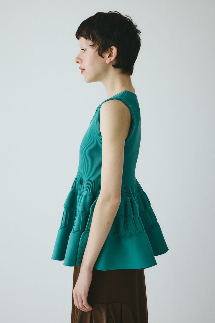 HeRIN.CYE「［予約］Peplum knit tops」|ニット・セーター|